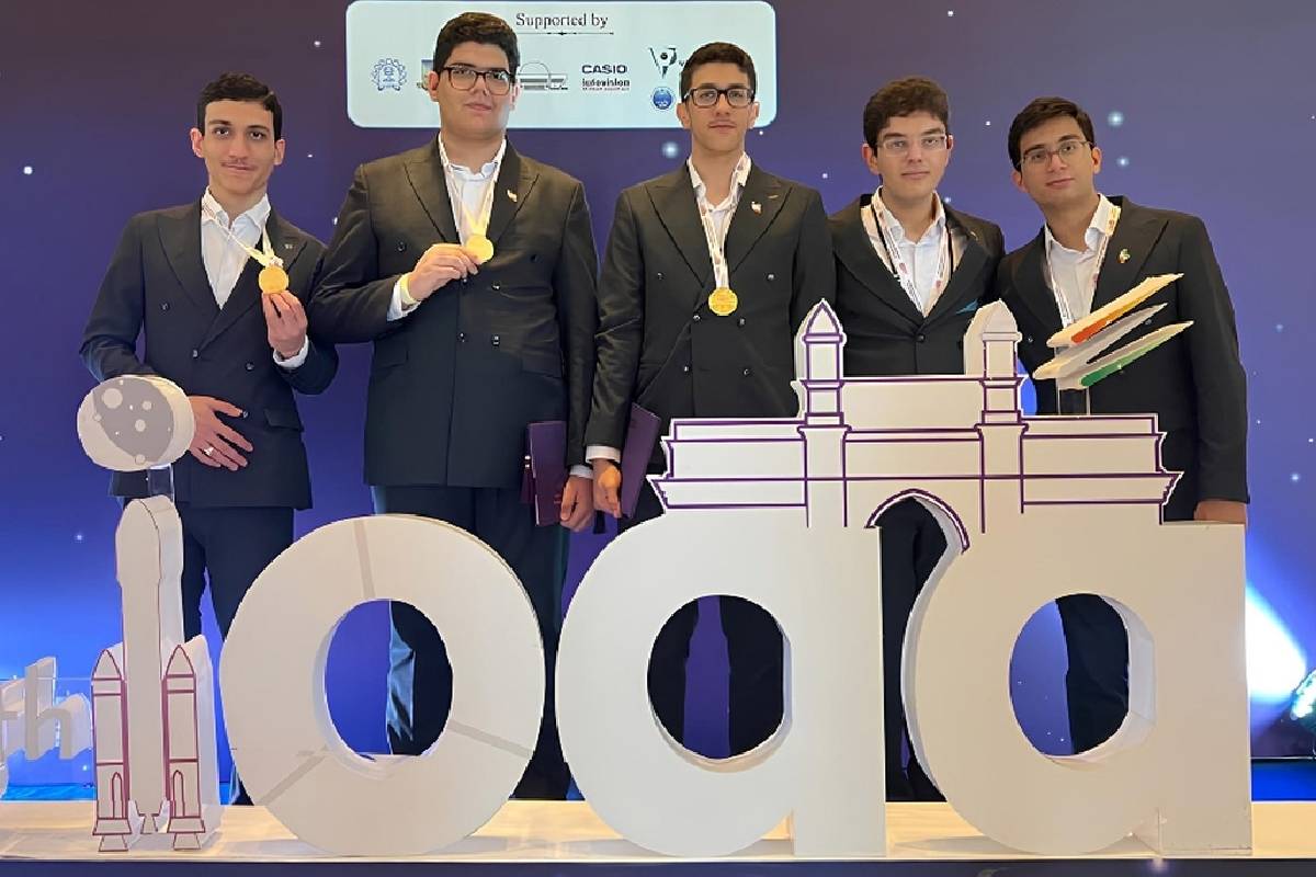 حضور تیم ملی المپیاد نجوم و اخترفیزیک ایران در برنامه «مثبت آموزش»